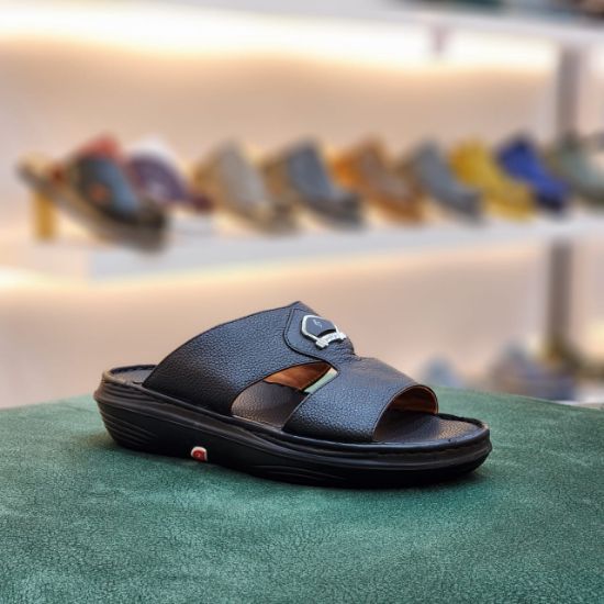 صورة حذاء تميمي جلد طبيعي مديل ت32